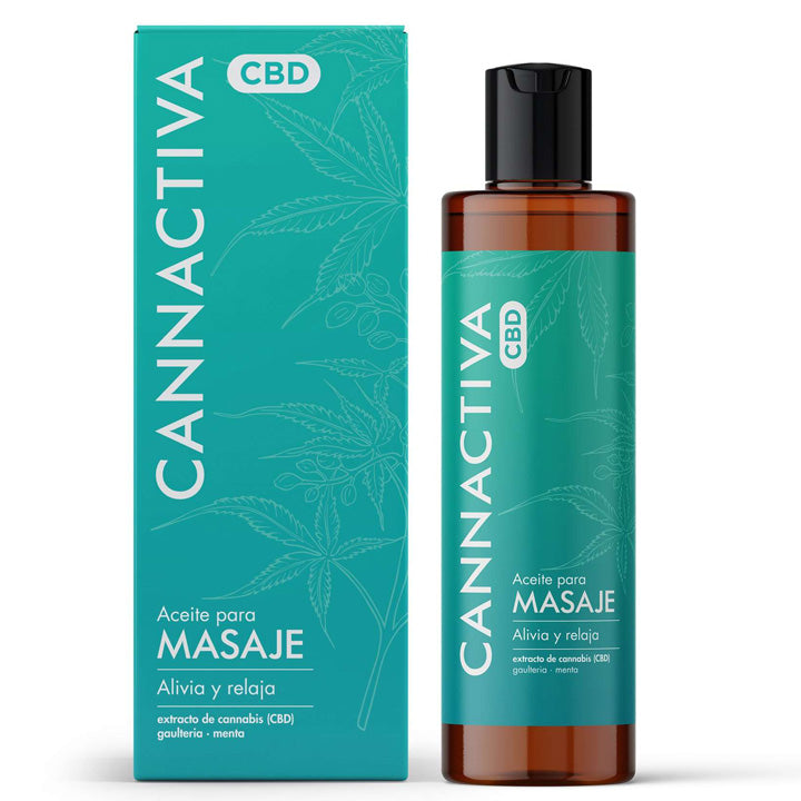 Massage Öl mit CBD von Cannactiva